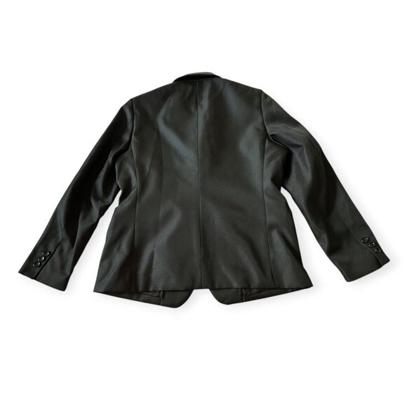 Comme des Garçons CDG Polyester Serge Thick Blazer Black, Size L, RN-J016 FW24 - Picture 7 of 16